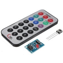 HX1838 NEC Arduino Infrarood afstandsbediening.