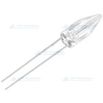 Optosupply 5mm Rocket Led Clear Cold White