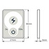 Battery Status Meter 12/24 Volt DC for Lead or Lithium Batteries