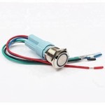 Connector for pressure switch with LED 16mm