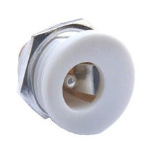 DC Power Connector 2.5 x 5.5 mm White