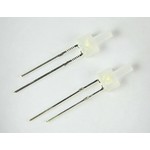 2mm Flat Top Led White Diffused Green