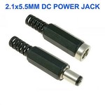 DC Power plug Male and Female 2.1x5.5mm