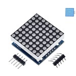 MAX7219 dot matrix module Blauw