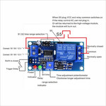 Vertraging schakelaar Relais met Timer Max DC 12V