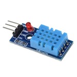 dht11 temperature humidity sensor with led