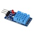 dht11 temperature humidity sensor with led