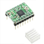 Stepper Motor driver Module A4988 Groen