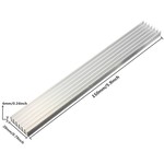 Aluminium koellichaam (heatsink) 150 x 20 x 6mm