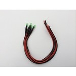 3mm Pre Wired Led Colored Diffused Green 24V