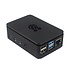 ABS Raspberry Pi Case Black with Logo