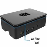 ABS Raspberry Pi Case Black with Logo