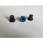 Potentiometer knob Blue D-Shaft 6mm