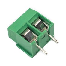 KF301 Print connector met schroefbevestiging 2voudig Groen