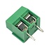 KF301 Print connector met schroefbevestiging 2voudig Groen