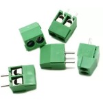 KF301 Print connector met schroefbevestiging 2voudig Lichtgroen