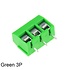 KF301 Print connector with screw fixing 3-way Green