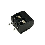 KF301 Print connector met schroefbevestiging 2voudig Zwart