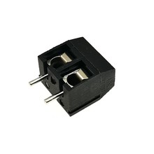 KF301 Print connector with screw mounting 2-way Black