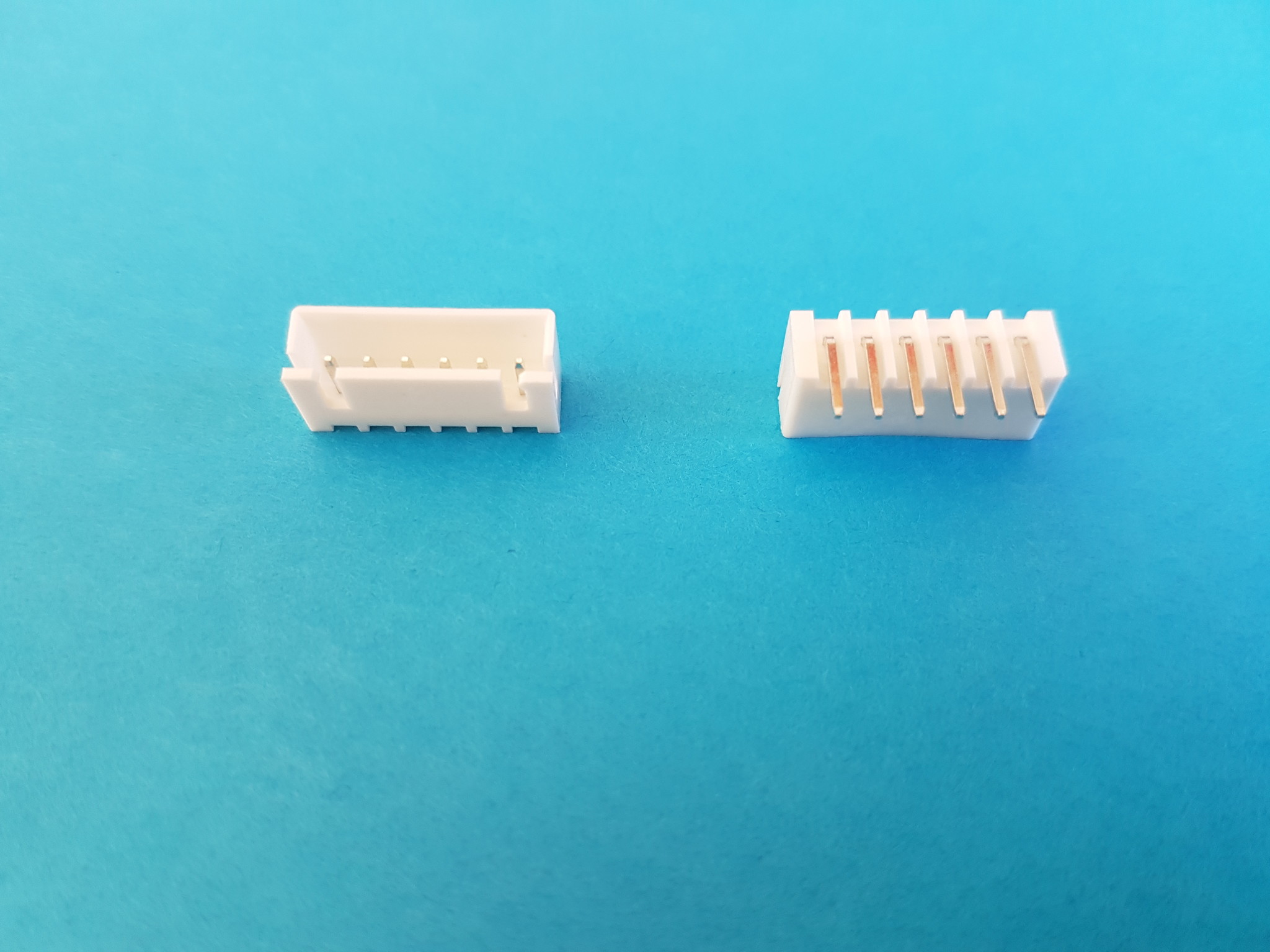 JST XH2.54mm 6 Pins Haaks Female Connector
