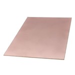 PCB with copper Single sided 160x233mm