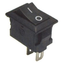 Rocker switch KCD11 on-off Black