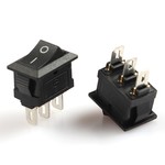 Rocker switch KCD11 on-on Black