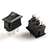 Rocker switch KCD11 on-on Black