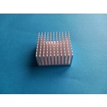 Aluminium Koellichaam (heatsink)  met warmte geleidende tape 40x40x20