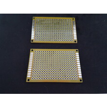 PCB Experiment Print Double-sided 5x7cm Yellow