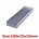 Aluminium koellichaam (heatsink) 100 x 25 x 10mm