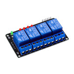 4 Channel Low Level Relay Module Without light coupling 5V