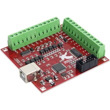 4 Axis MACH3 CNC  100Khz Breakout Board inclusief USB Kabel en CD