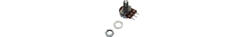 Potentiometer logarithmic Mono Round Shaft