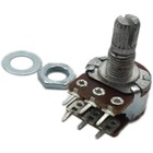 Potentiometer Logarithmic Stereo Round Shaft