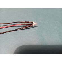 3mm Pre Wired Bi-color LED Common Anode Red/Blue