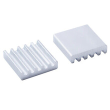 Aluminium koellichaam (heatsink) Grijs 12x 12 x 3mm