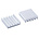 Aluminium koellichaam (heatsink) Grijs 12x 12 x 3mm