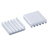 Aluminium koellichaam (heatsink) Grijs 12x 12 x 3mm