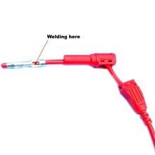 4mm Bananen Plug Male Haaks  Rood