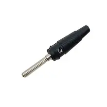 4mm Bananen Plug Male  Zwart