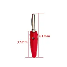 4mm Bananen Plug Male Rood