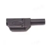4mm Stapelbare Bananenplug Zwart