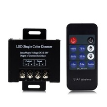 DC12-24V 30/20A LED Dimmer and 11 Button RF Remote Control
