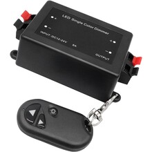 DC12-24V 8A LED Dimmer with 3 Button RF Remote Control