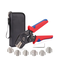 Crimping pliers SN-58B with 7 different types of jaws
