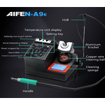 Aifen A9E Soldeerstation Met 3 Soldeertips 210 160W Max