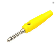 4mm Bananen Plug -Male Geel Max 32A