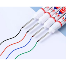 Long Nib Marker met een lange stift van 22mm Rood