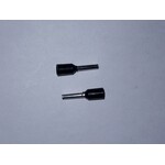 E1508 Wire end sleeves Diameter 1.5mm AWG 16 Black